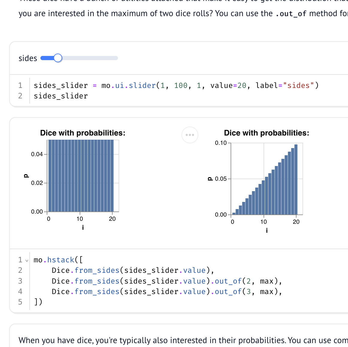 Screenshot of Dicekit
