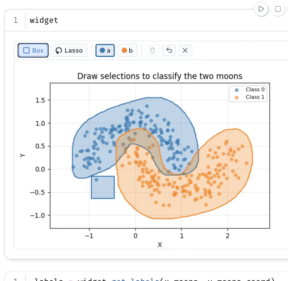 ChartMultiSelect widget